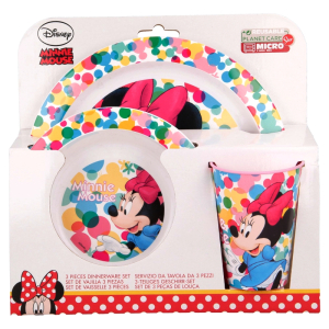 Zestaw naczyń 3cz Minnie  Mikro 51149