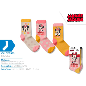 Skarpetki 3-pack Minnie WD21435