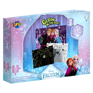 Puzzle świec.100elem Frozen 000565648