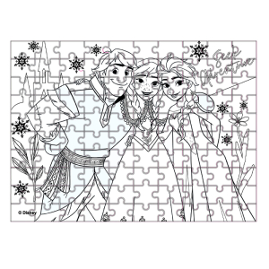 Puzzle świec.100elem Frozen 000565648