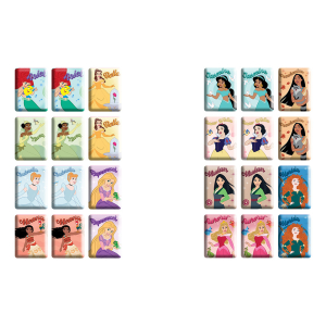 Gra 2w1 Memory Domino Princess 000566271