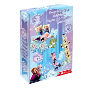 Gra 2w1 Memory Domino Frozen 000566272