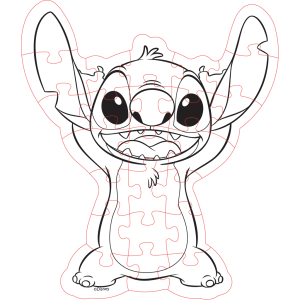 Puzzle 5 figurek  Stitch  000565610