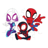 Puzzle 4w1 kolorowanka Spidey 000508890