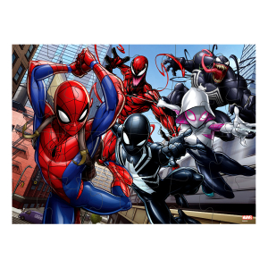 Puzzle 4w1 kolorowanka Spiderman 000508889