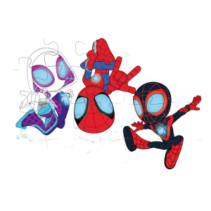Puzzle 4w1 kolorowanka Spidey 000508890