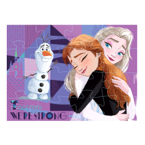 Puzzle 4w1 kolorowanka Frozen 000566269