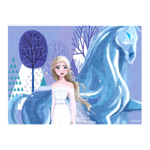Puzzle 4w1 kolorowanka Frozen 000566269