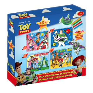 Puzzle 4w1 kolorowanka Toy Story 000566270