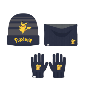 Czapka+ Rękawiczki+ Komin Pokemon