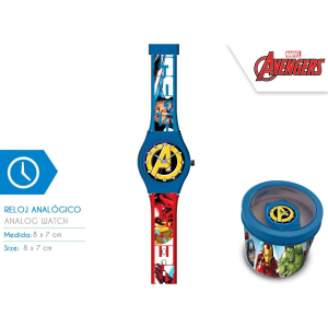Zegarek analog.+ pudełko. Avengers MV15782