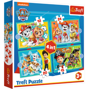 Puzzle 4 w1 Paw Patrol  34346