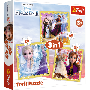 Puzzle 3 w1 Kraina Lodu 34847