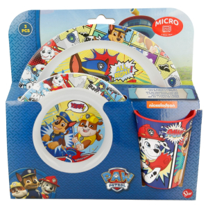 Zestaw naczyń 3cz Paw Patrol 18949 Mikro