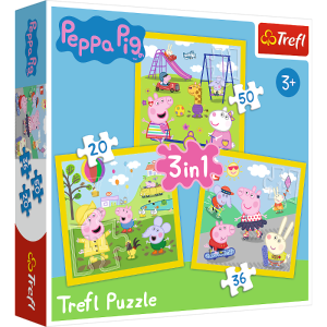 Puzzle 3 w1 Peppa Pig  34849