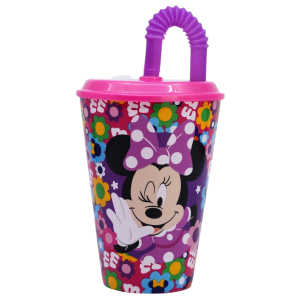 Kubek+słomka  430ml Minnie 81230